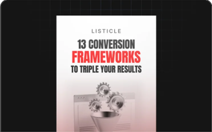 High-Converting Landing Page Frameworks digital guide cover
