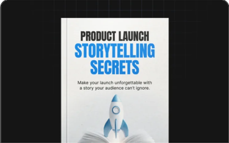 Product Launch Storytelling Secrets digital guide cover