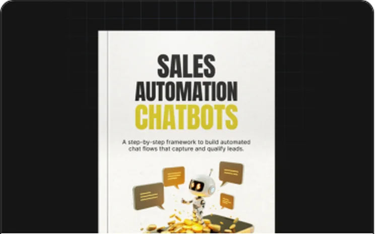 Sales Automation Chatbots digital guide cover