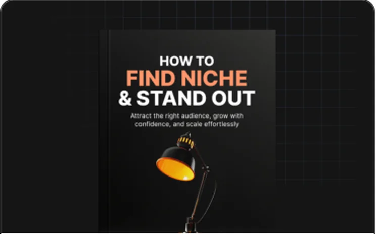 How to Find Niche and Stand Out digital guide cover